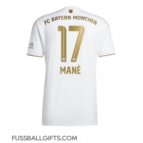 Bayern Munich Sadio Mane #17 Fußballbekleidung Auswärtstrikot 2022-23 Kurzarm